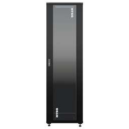 NTSS Шкаф коммутационный Премиум ( -R42U6060GS-1BL) напольный 42U 600x600мм пер.дв.стекл металл 900кг черный 510мм 86кг 1987мм 20 металл