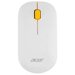 ACER Мышь OMR200 белый/желтый оптическая 1200dpi беспров. USB для ноутбука 3but (ZL.MCEEE.020)
