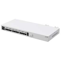 MIKROTIK Маршрутизатор CCR2116-12G-4S+ Cloud Core Router 2116-12G-4S+ with Amazon Annapurna Labs Alpine v3 AL73400 CPU (16-cores, 2GHz per core), 16GB RAM, 4xSFP+ cage, 13xGbit LAN, M.2 PCIe slot, RouterOS L6, 1U rackmount case, Dual PSU (007919)