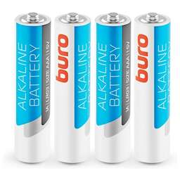 BURO Батарея Alkaline LR03 AAA (4шт) блистер