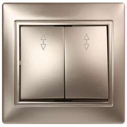 SMARTBUY (SBE-01c-10-SW22-0) Венера, 2-клавишный,шампань