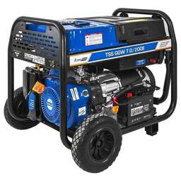 ТСС Бензиновый генератор Prof GGW 7.0/200E, сварочный, 220 В, 7.5кВт, на колёсах с АКБ [45625]