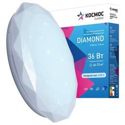 КОСМОС KCDiam36W_6500 Classic DIAMOND 36Вт/230В/6500K/2340Лм 368х65 мм