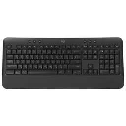 LOGITECH Клавиатура K650 черный USB беспроводная BT/Radio Multimedia (подставка для запястий) (920-010954)