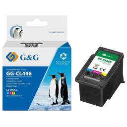 G&G Картридж струйный GG-CL446 многоцветный (15мл) для Canon Pixma MG2440/2540/2940 без чипа