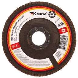 KRANZ (KR-90-0010) Круг лепестковый торцевой, P24, 125х22,2мм