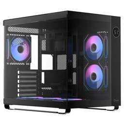 OCYPUS Корпус Case Iota C70 BK ARGB ATX win / black / 6 ARGB fans / no PSU / Tempered Glass