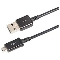 REXANT (18-4268) Кабель USB-micro USB/PVC/black/1m/REXANT