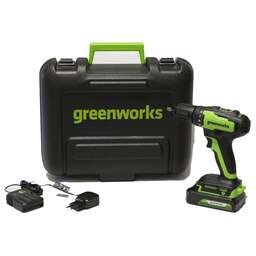 GREENWORKS Дрель-шуруповерт GD24DD35K2 аккум. патрон:быстрозажимной (кейс в комплекте) (3704007UA)