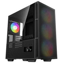 DEEPCOOL Корпус CH560 черный без БП ATX 8x120mm 3x140mm 1xUSB3.0 audio bott PSU