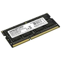 AMD Оперативная память R538G1601S2SL-U DDR3L - 1x 8ГБ 1600МГц, для ноутбуков (SO-DIMM), Ret