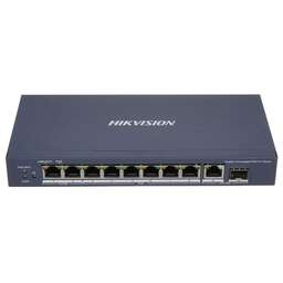 HIKVISION Коммутатор DS-3E0510HP-E 9x1Гбит/с 1SFP 6PoE+ 2PoE++ 110W неуправляемый