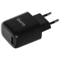 BURO Сетевое зар./устр. BUWG1 18W 3A (QC) USB-A универсальное черный (BUWG18P100BK)