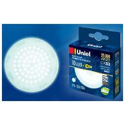 UNIEL (UL-00003721) LED-GX53-10W/NW/GX53/FR PLZ01WH матовая Белый свет 4000K