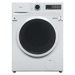 MIDEA Стиральная машина узкая MF01610US40/W, с фронтальной загрузкой, с паром, 6кг, 1000об/мин