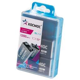 КОСМОС KOCLi9V1200mAh2B черный