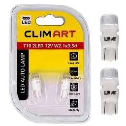 CLIM ART Лампа светодиодная T10 2LED 12V (W5W)/к-т 2 шт CLA00509