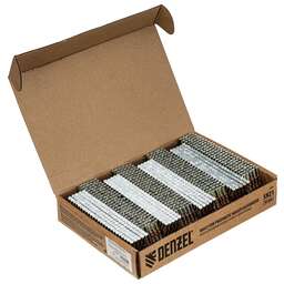 DENZEL Гвозди для пнев. нейлера (оцинк.) длина - 50 мм, диам. - 2,9 мм, 2000 шт. 57682