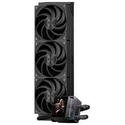 PCCOOLER Система водяного охлаждения DS360 Display, LCD, 4-pin, ARGB, 120мм, Ret, черный [ds360-bknwxy-gl]