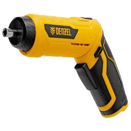 DENZEL Отвертка аккумуляторная CSH-3.6, 54 биты, Li-Ion, 3,6 В//