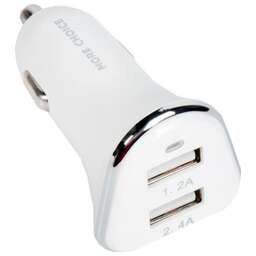 MORE CHOICE (4627151191409) AC22i 2USB 2.4A для Apple 8-pin White