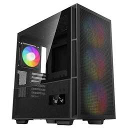 DEEPCOOL Корпус CH560 Digital черный без БП ATX 8x120mm 3x140mm 1xUSB3.0 audio bott PSU