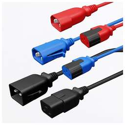 RAKTEK Кабель P-Lock RTPCL192010R C19-C20 проводник.:3x2.5мм2 1м красный
