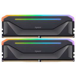 APACER Модуль памяти 64GB DDR5 6400 DIMM OC NOX RGB w/HS, kit 2x32GB CL32, 1.4V