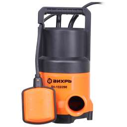 ВИХРЬ Насос дренажный ДН-133/290, погружной, 7980л/ч [900/68/2/18]
