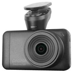DIGMA Видеорегистратор FreeDrive 580 черный 4Mpix 1296x2304 1296p 140гр. GP2178