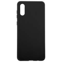 BORASCO Чехол (клип-кейс) для Samsung Galaxy A02 Silicone Case черный (39906)