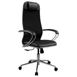 МЕТТА Кресло ErgoLife Set 16, на колесиках, сетка, черный [z316737901]