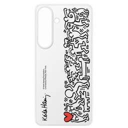 SAMSUNG Чехол (клип-кейс) Flipsuit Case S25, для Galaxy S25, белый/прозрачный [ef-ms931cwegru]