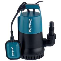 MAKITA Насос дренажный PF0300, центробежный, погружной, 8400л/ч