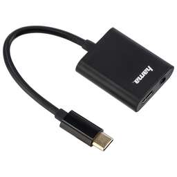 HAMA Разветвитель USB 2.0 1порт. черный (00135748)