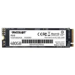 PATRIOT Накопитель SSD PCIe 3.0 x4 480GB P310P480GM28 P310 M.2 2280