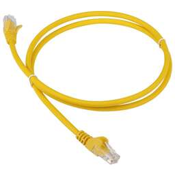 LANMASTER Патч-корд LAN-PC45/U5E-2.0-YL UTP RJ-45 вил.-вилка RJ-45 кат.5E 2м желтый LSZH (уп.:1шт)