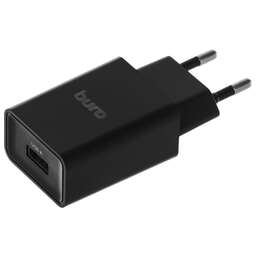 BURO Сетевое зар./устр. BUWA1 10.5W 2.1A USB-A черный (BUWA10S100BK)