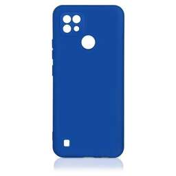 DF Чехол (клип-кейс) rmOriginal-11, для Realme C21, синий [ rmoriginal-11 (blue)]