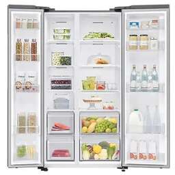 SAMSUNG Холодильник двухкамерный RS62DG5003S9EO Total No Frost, Side by Side, инверторный серебристый