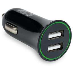 AVS USB 2 порта UC-522 (2,4А, черный) (Black Edition)
