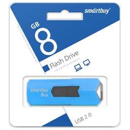 SMARTBUY (SB8GBST-B) 8GB STREAM BLUE