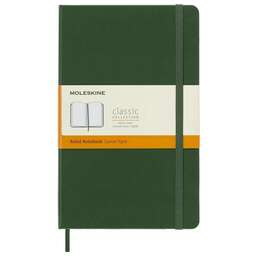 MOLESKINE Блокнот CLASSIC QP060K15 Large 130х210мм 240стр. линейка твердая обложка зеленый