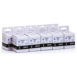 GAUSS Упаковка ламп LED GU5.3, спот, 5.5Вт, MR16, 10 шт. [13526]