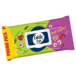 MASTER FRESH С0008171 ПРОМО Emily Style АЛОЯ 100+20 штук упаковка с клапаном (+20%