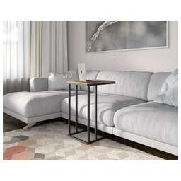 БИТЕЛ Стол Сари 720 Дуб крафт золотой/черный (1 уп.)