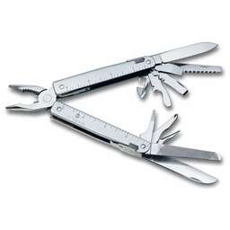 VICTORINOX Мультитул SwissTool (3.0323.L) 115мм 28функц. чехол кожаный серебристый карт.коробка