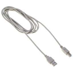 BURO Кабель USB2.0 USB A(m) - USB B(m), 3м, блистер, серый [bhp ret usb_bm30]