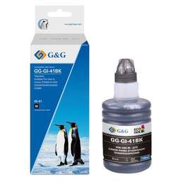 G&G Чернила GG-GI-41BK, для Canon, 140мл, черный