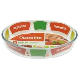 APPETITE PL12 стекл овал 26x18x6см/1,6л